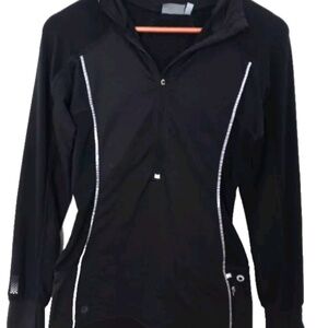 Athleta Heat Zone Half Zip Pullover Running Jacket Black 457108 Women’s Medium
